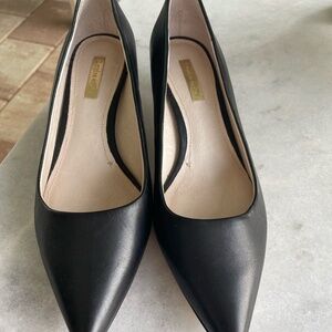Louise Et Die black leather pumps